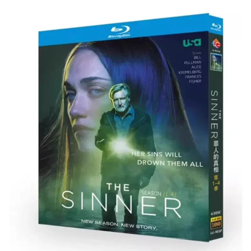 The Sinner Season 1-4 (2021) 4-D Blu-ray disc