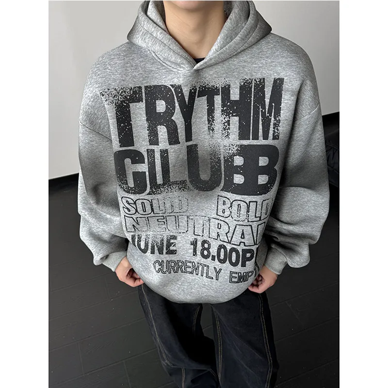 

Американский худи оверсайз с эффектом омбре и надписью, новая весенняя коллекция, в стиле High Street, для подростков и...