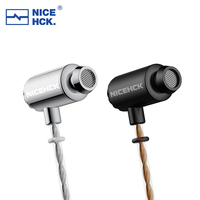 NICEHCK X39 Aluminum Alloy Shell Earbud Mini 6mm Titanium Plated Dynamic In-ear Earphone Meeting Headset With HD Microphone X49
