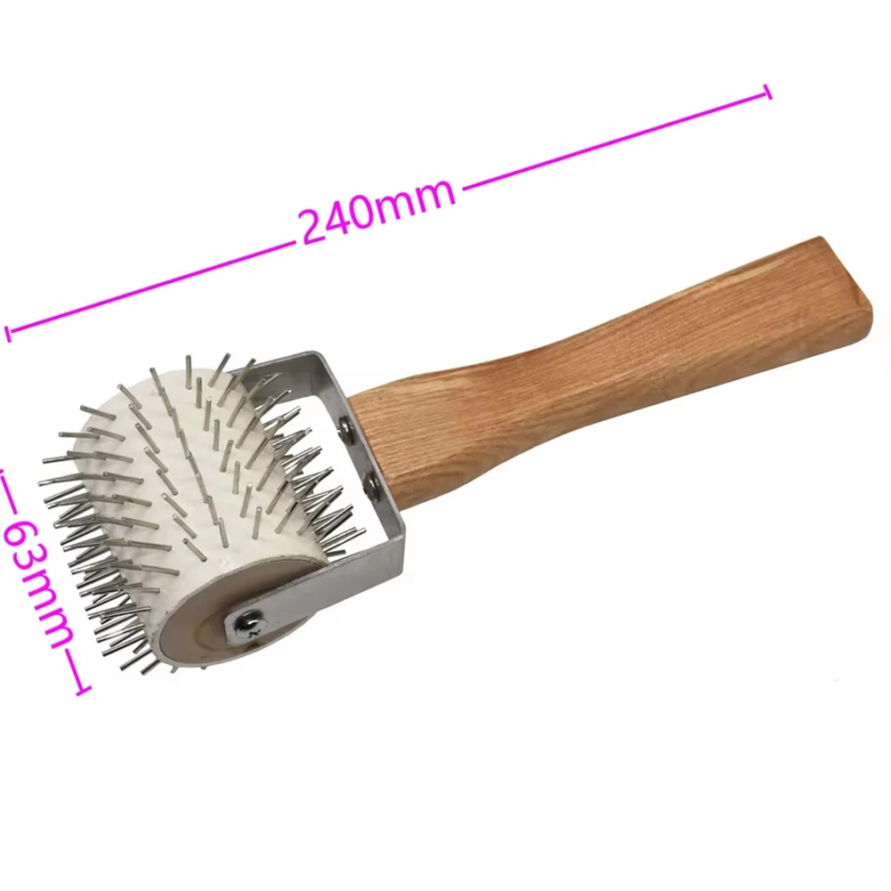 Bee Honey Extracting Tool Uncapping Needle Roller Type Propolis Extractor Bee Honey Comb Beekeeping Uncapping Tools,A-ABLM view 2