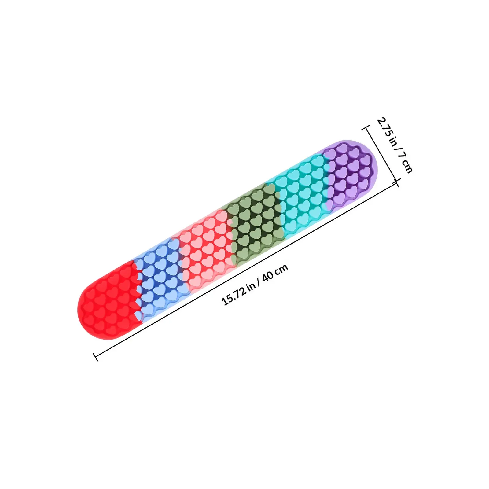 Silicone Heart-Shaped Wrist Rest Ergonomic Soft Breathable Office Keyboard Wrist Mat Hand Rest Desktop Hand Mat
