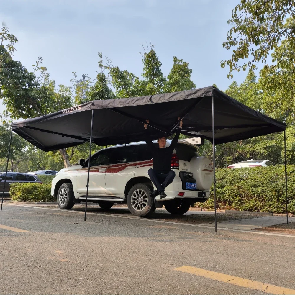

Camping Car Roof Top Side Shelter 360° Awning Tent 270 Degree Awning Free Standing