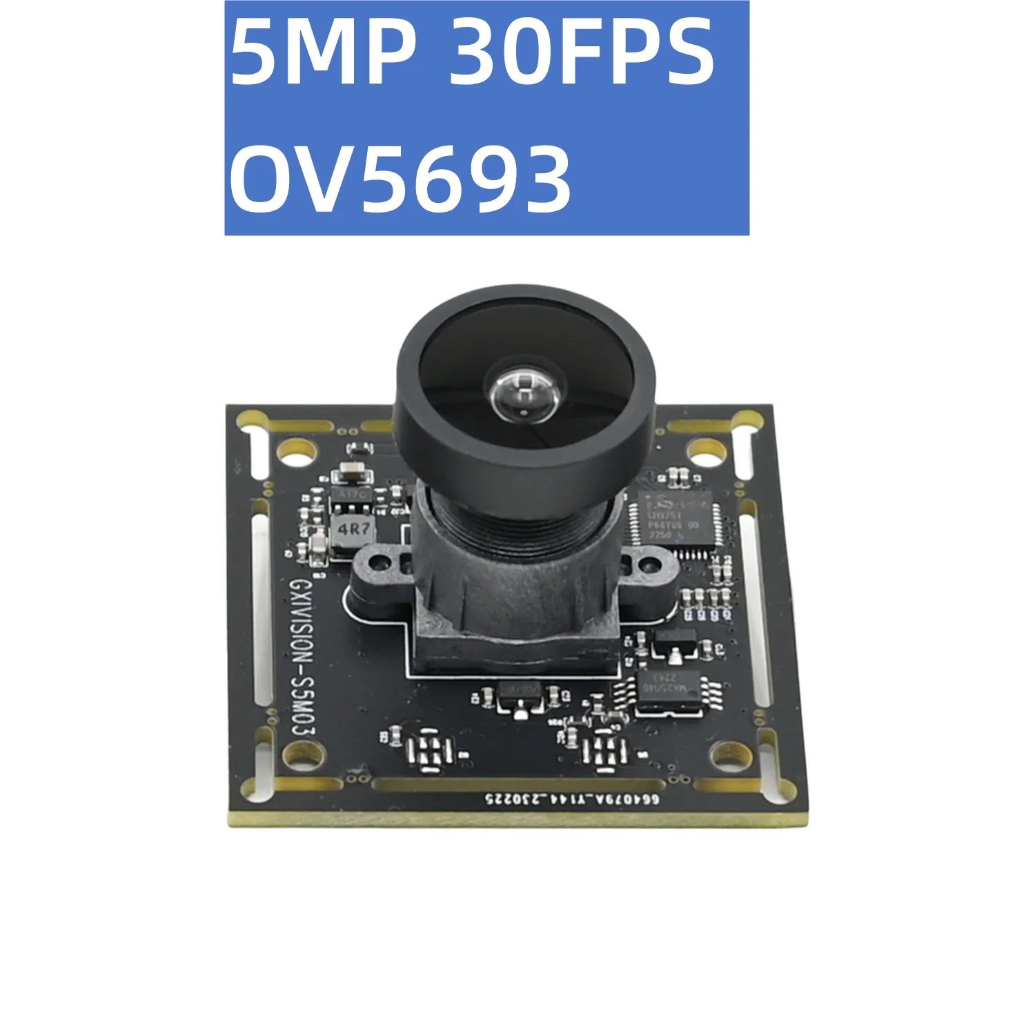 GXIVISION OV5693 5MP 30FPS USB Camera Module,2592x1944,Fixed Focus,Driver-Free,5 MegaPixel Webcam For Windows/Andriod/Linux/RPI