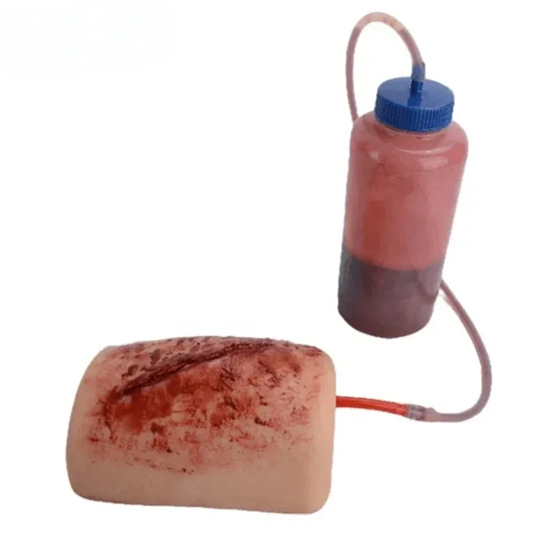 Thigh Wound Pack Trainer Laceration Simulator, The Hemorrhage Bleed Control Training Kit, for First   Emergency