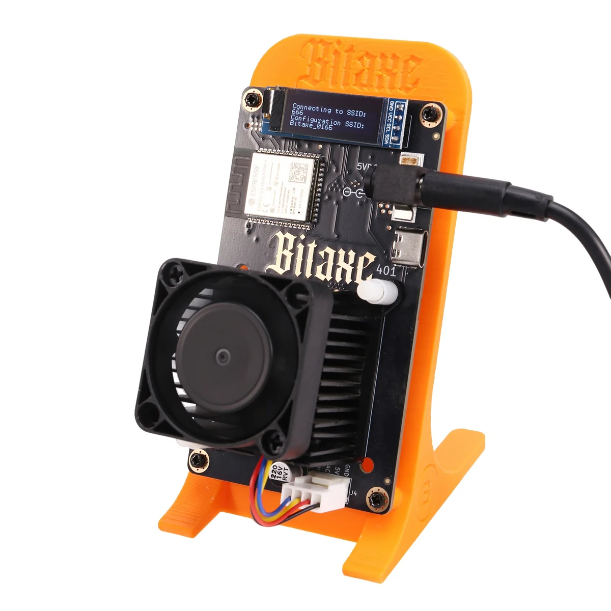 T48C_Bitaxesupra 401 솔로 광부 비트코인 ​​광부(스탠드 영국 플러그 포함)