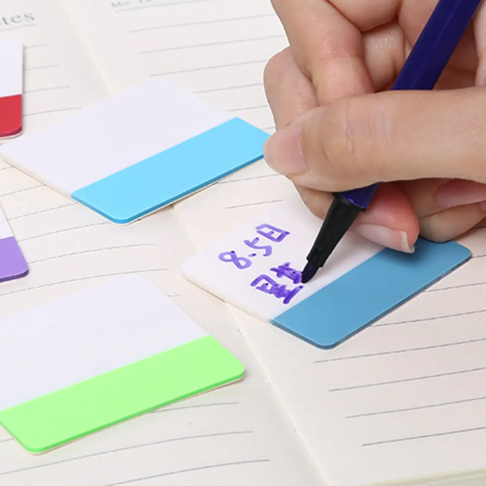 Colored Reading Strips Premium Soft Transparent Book Tabs for Annotating Books Reading Assistance Learning Dividers