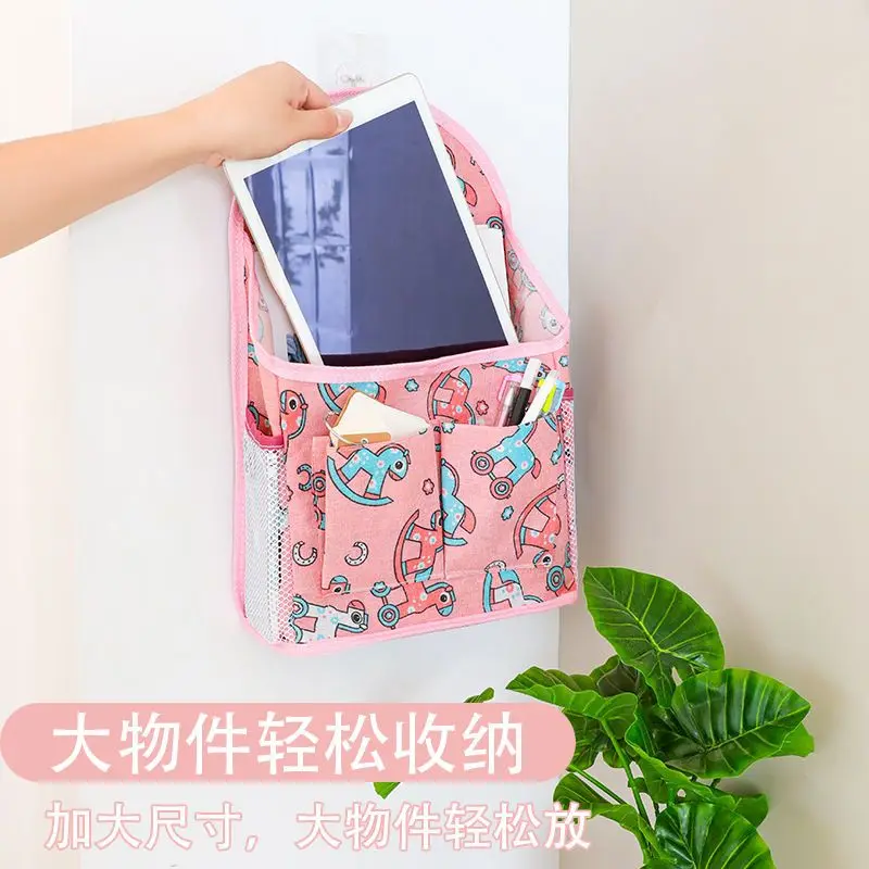 New storage bag dormitory door storage hanging bag dormitory wall storage basket bathroom hanging cloth storage bag