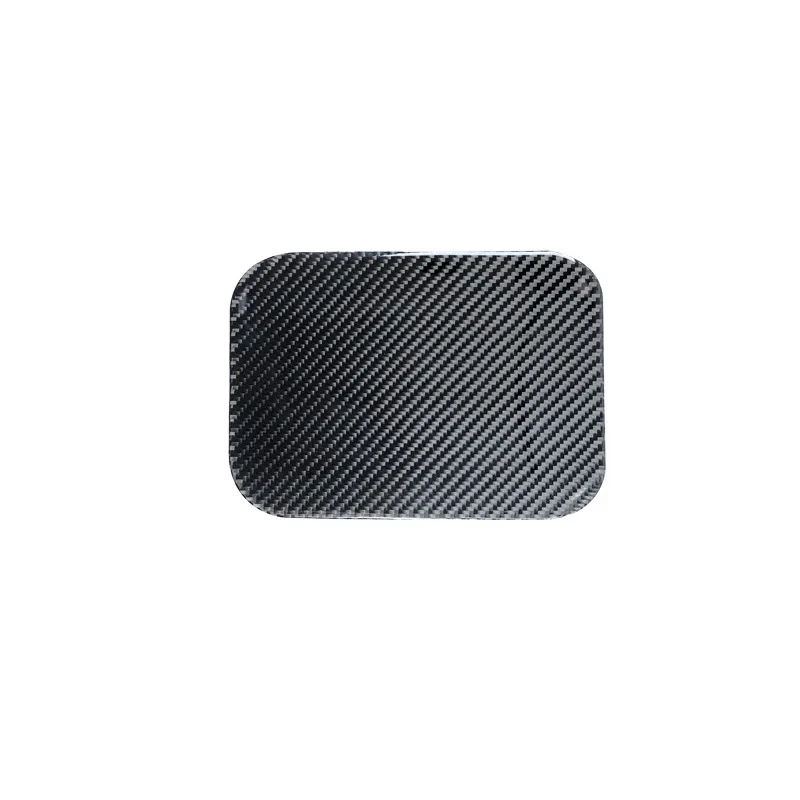 For 08-13 Toyota Highlander Car Interior Modification Carbon Fiber Fuel Tank Cover Decorative Sticker