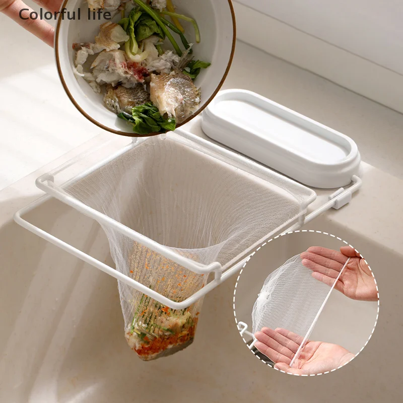 

Kitchen Sink Strainer Basket With Sink Net Bag Stainless Steel Holder Kitchen Sink Filter Food Catcher