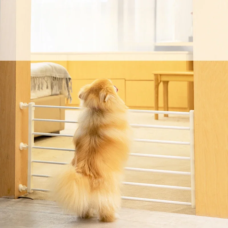 Household Pets Perforation Free Adjustable Isolation Door Block Cats Dogs Door Fence Fence Small Dog Indoor Fence Dog Playpen