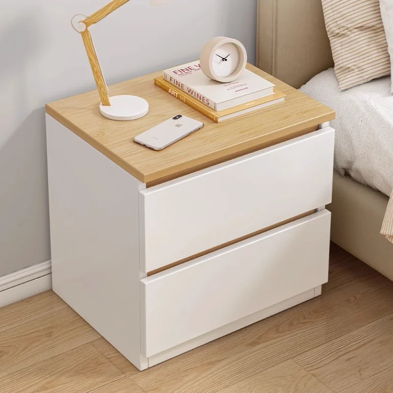

Modern Classic Nightstands Luxucry Minimalistic Organization White Nightstands Bedside Bedroom Tavolino Da Letto Furniture Home