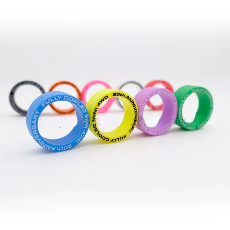 

4 шт. самодельные шины среднего диаметра, полностью канавчатая шина 20th Anniversary для масштаба 1/32 Tamiya Mini 4WD, модель автомобиля