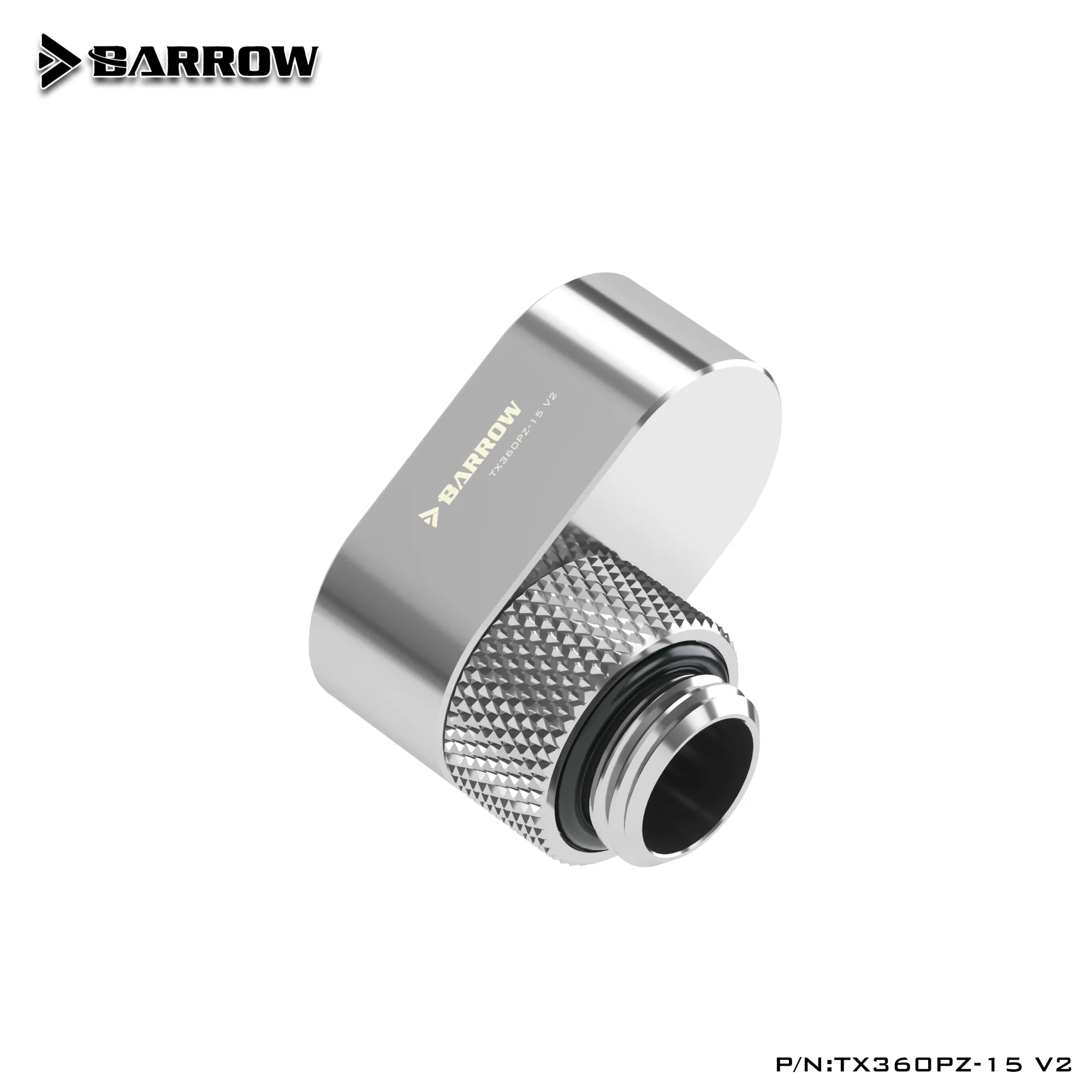 

BARROW G1/4 "360-поворотный смещенный разъем, подходит для регулировки соединения менее 15 мм, охлаждающий металлический адаптер «папа-мама»