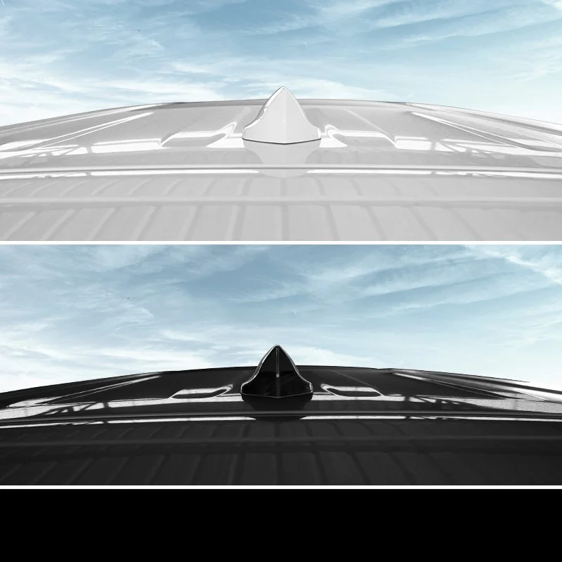 لتويوتا ألارد/Vellfire 30 Seies 2015-2023 سيارة ألياف الكربون نمط هوائي زعنفة القرش غطاء الكسوة سقف السيارات الزخرفية