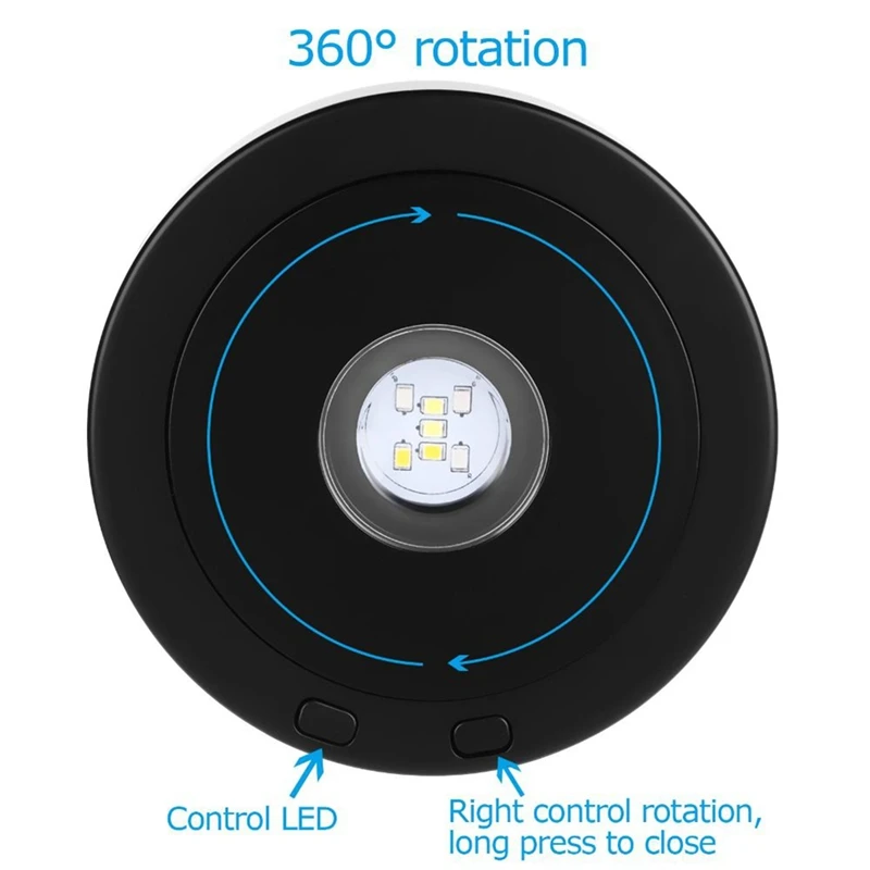 Round Stand Led Rotating Display Stand Base For Crystals Lighted Base 8 Light Modes Display Pedestals