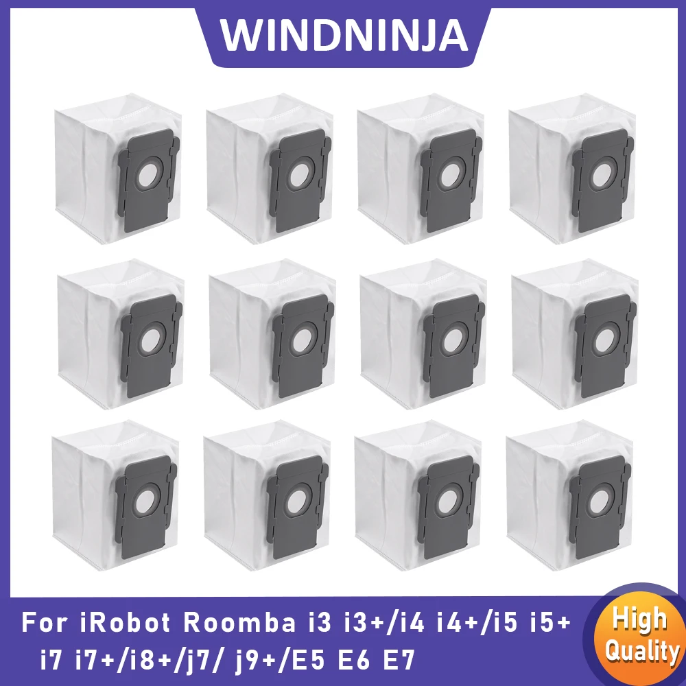 Staubbeutel für IRobot Roomba I3 i3+/i4 i4+/i5 i5+/i7 i7+/i6+/i8+/j6+/j7+/j8/ j9+/E5 E6 E7 S9 S9+ Zubehör Ersatz-Staubbeutel