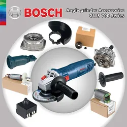 Bosch Electric Angle Grinder GWS 700 Wood Metal Cutting Machine Replacement Stator Rotor Gears Housing Power Tool Repair Part