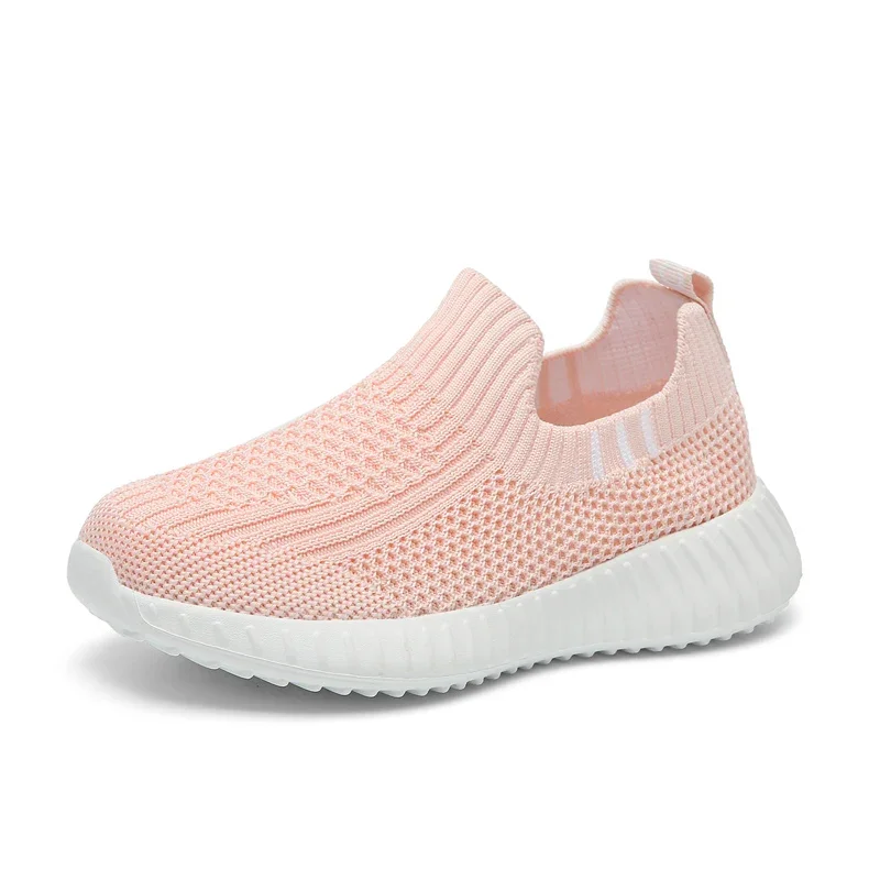 NONE Kinder Schuhe Jungen Laufschuhe Sport Schuhe Kinder Socken Turnschuhe Große Mädchen Atmungsaktive Mesh Schule Schuh Weiche Sohle Casual Walking Tenis 3