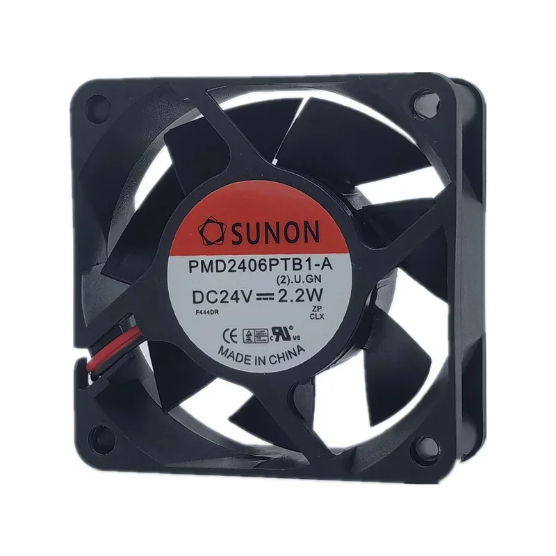 New PMD2406PTB1-A 24V 2.2W 6025 6cm two-wire inverter cooling fan 60*60*25mm