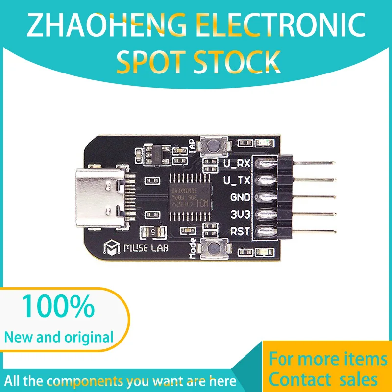 WCH-LinkE Debugger Downloader Programmer RISC-V TYPE-C USB Interface Support SWD/Serial Port Support All WCH MCUs