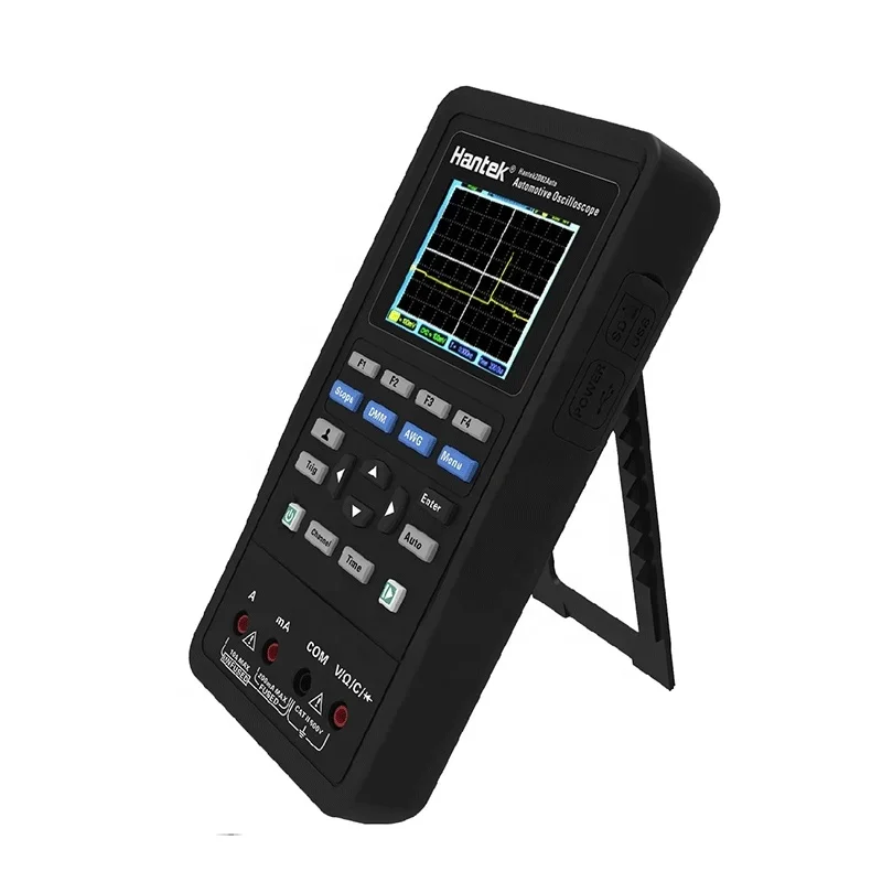 Hantek 2d82 Auto 4 In 1 Hantek 2 Channels 80Mhz Digital Oscilloscope +Signal Source +Automotive Diagnostic +USB Multimeter