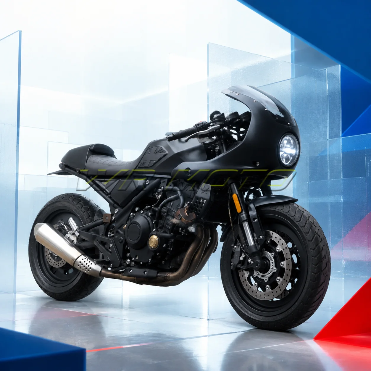 CROSSFIRE 500 Motorcycle Large Cafe Racer Style Front Fairing Kit
