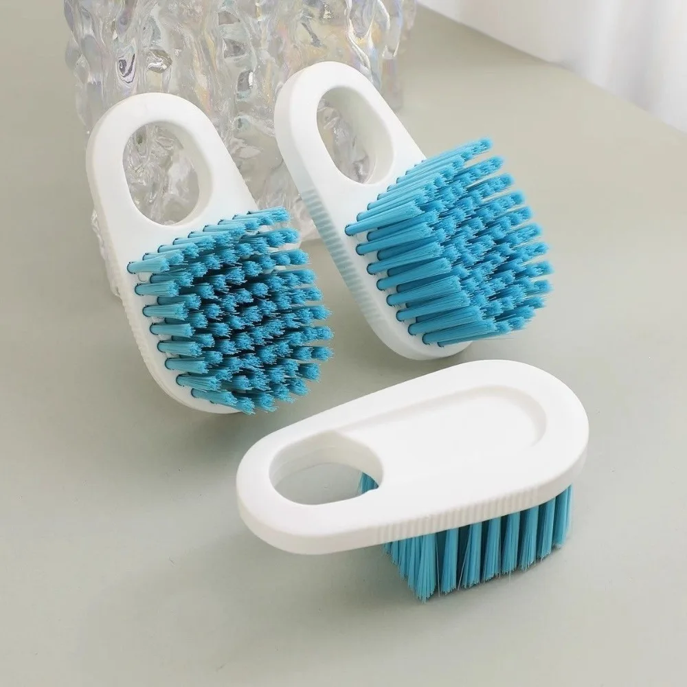 3pcs Portable Short Handle Cleaning Brush Pot Cleaning Plastic Kitchen Cleaning Brush Easy Grip Cutting Board Brush Kitchen Use
