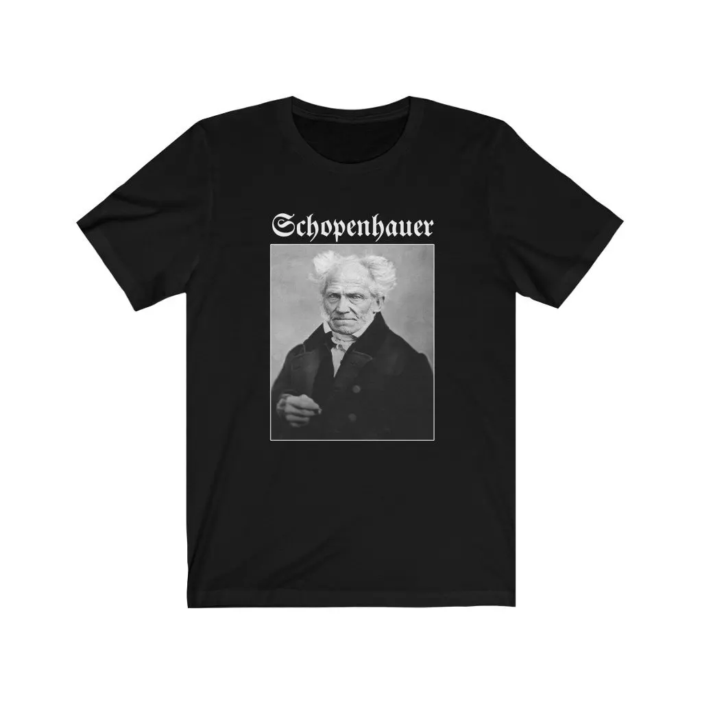 Schopenhauer Blackletter Philosophy T-shirt