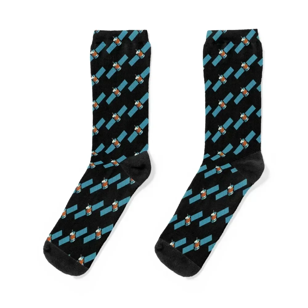

Space satellite Socks Men's basketball men cotton high quality Designer Man Socks Women's