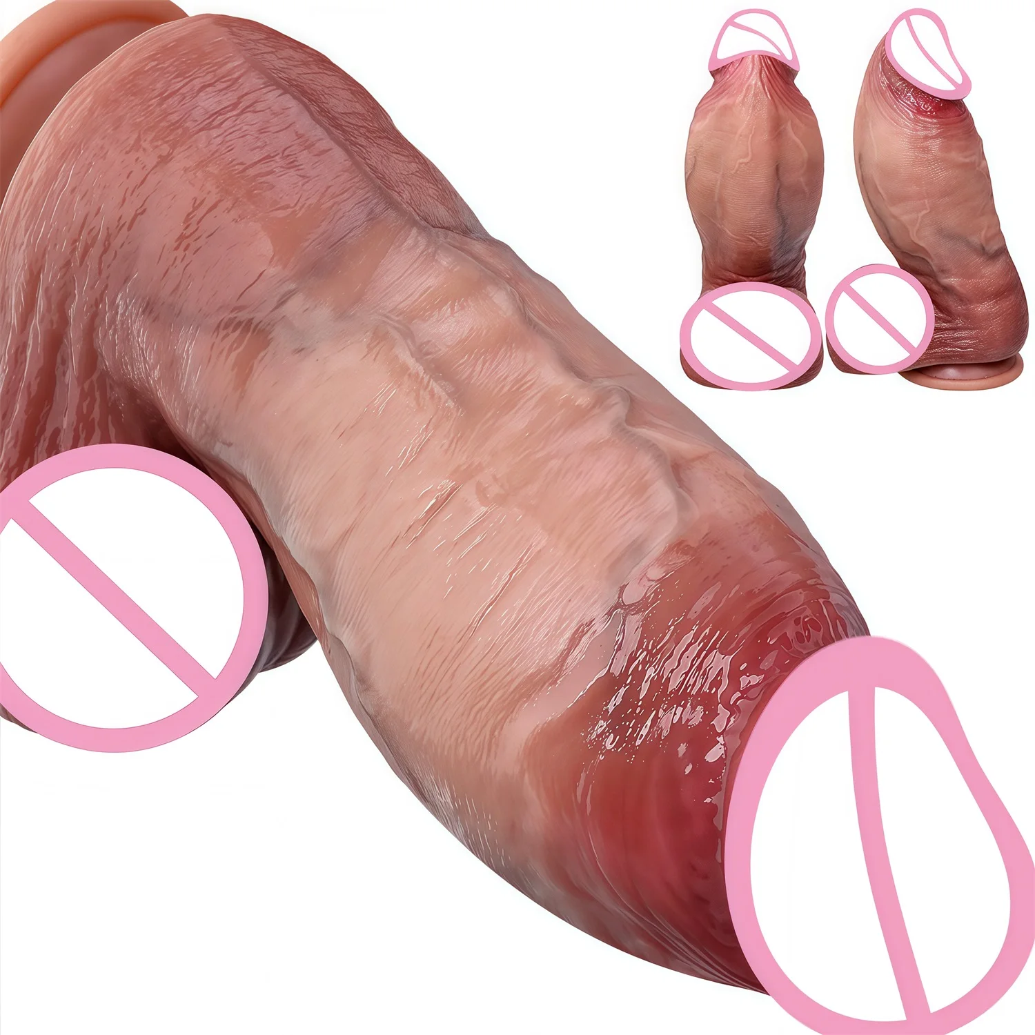 Big Realistic Silicone Dildo with Suction Cup G-Spot Anal Dildos Strapon Dick Butt Plug Masturbat Adult Sex Toys for Man Women