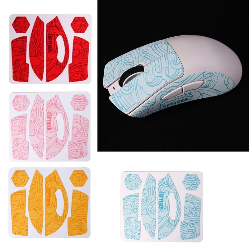 Handmade Non Slip Suck Sweat Mouse Skin Skates for Razer Deathadder V3 Pro Mouse Self Adhesive Anti-Slip Grip Tape Drop Shipping