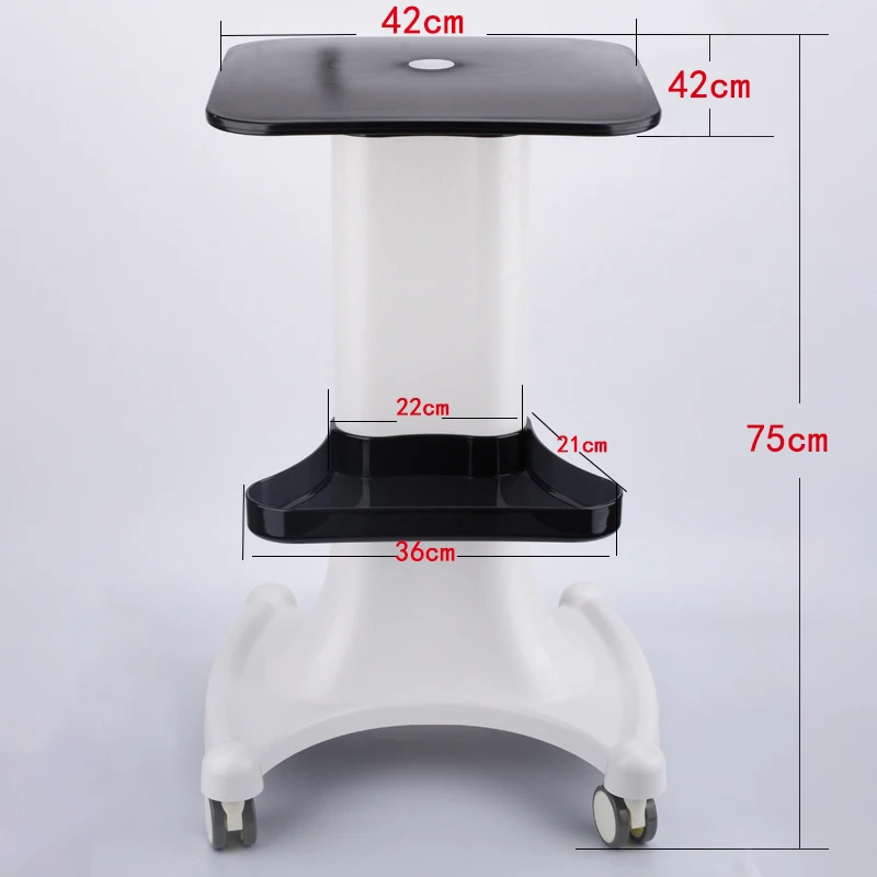 Профессиональная универсальная тележка на колесиках из АБС-пластика для салона красоты и клинической тележки