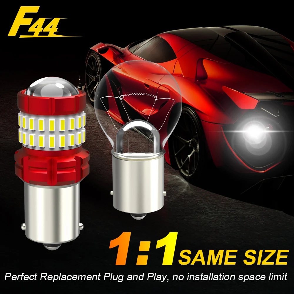 BMTxms 2X 1156 BA15S P21W LED عكس النسخ الاحتياطي ضوء Canbus ل ألفا روميو جوليتا 145 146 147 156 166 159 GTV العنكبوت بريرا ميتو #3