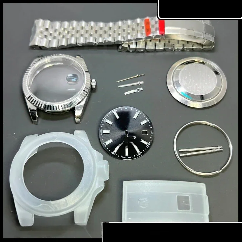 Assemble watch accessories Case adapts to Swiss ETA2824 2836 3235 movement 904 steel case cover 41MM