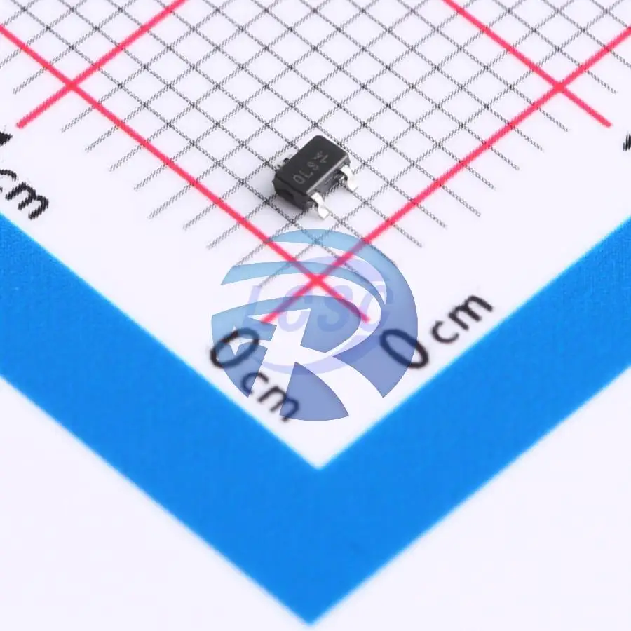 Chips MOSFET da China, AO7400, 30V, 1.7A, 85Ω @ 1.5A,10V, 350mW 1.4V @ 250mA 1 N-canal SC-70-3