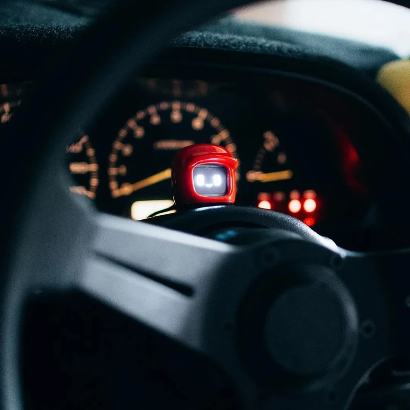 Dasai Mochi 3 Smart Robot | Cute Mini Robot Car Interior Decoration, Car Dashboard Decoration, Car Accessories