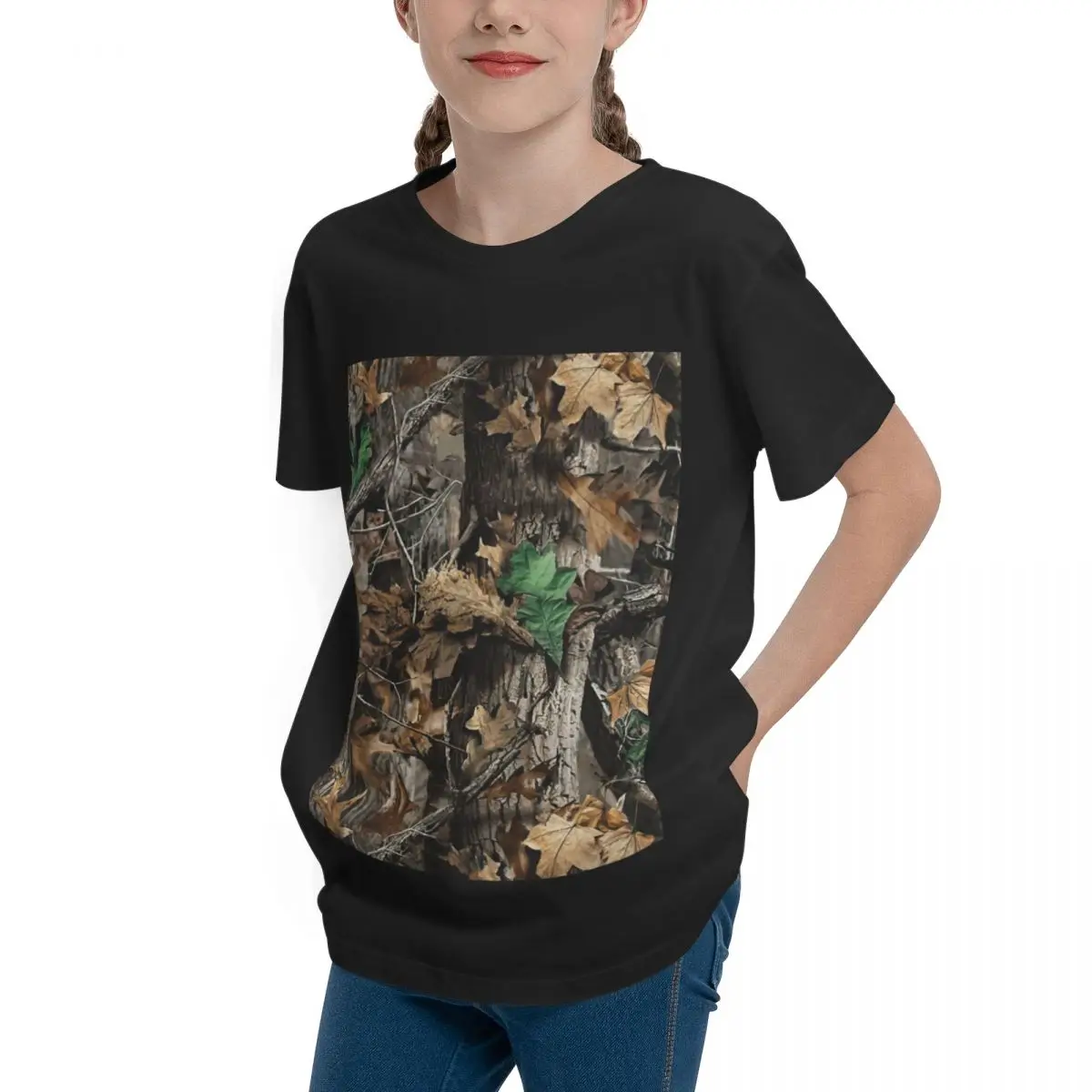 Wicked Camo By Teeanger Basic Short Sleeve T-Shirt Fresh T-shirts Classic Graphic High grade