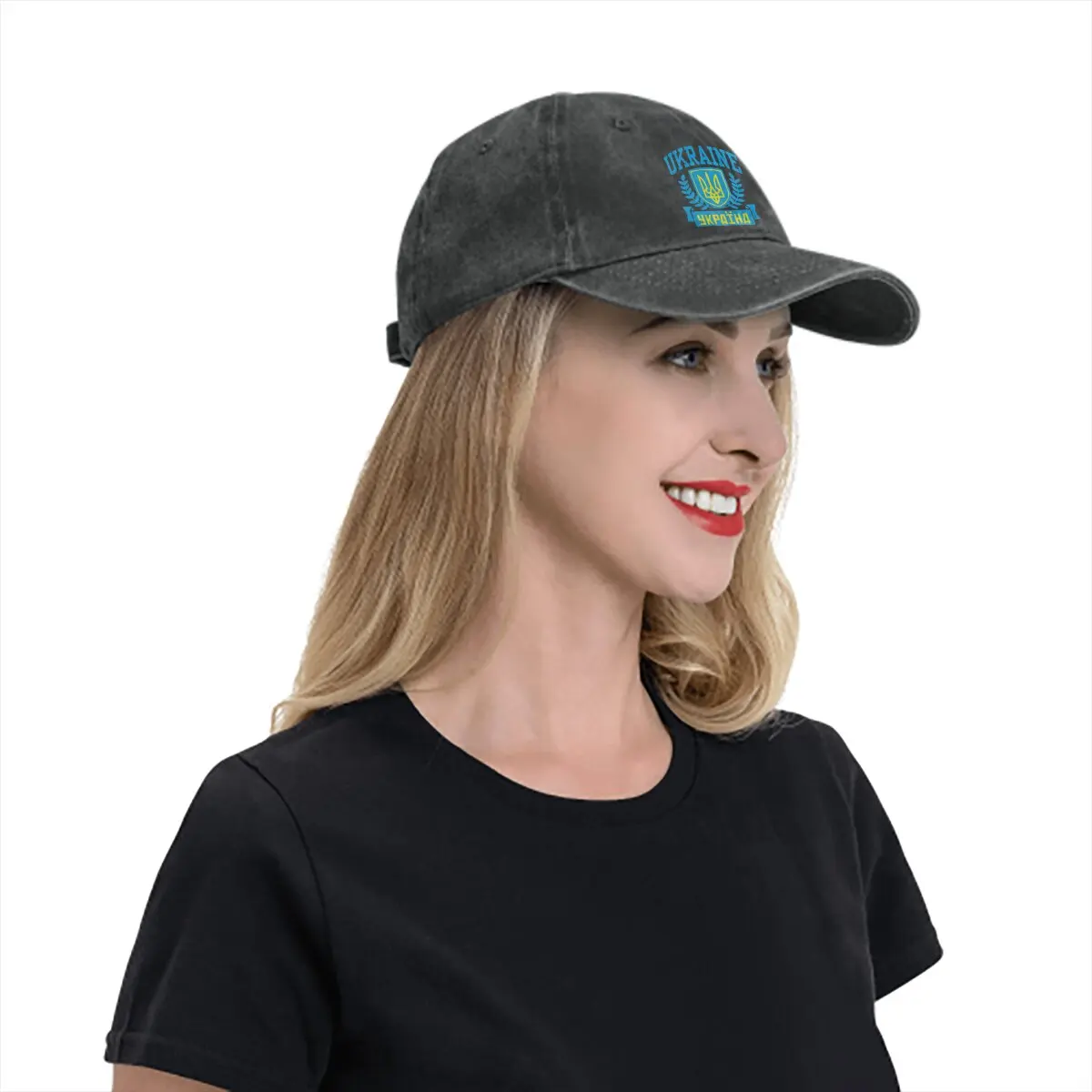 Ukraine Summer Cap Sun Visor Hip Hop Caps Ukraine Ukrainian Cowboy Hat Peaked Hats image 5