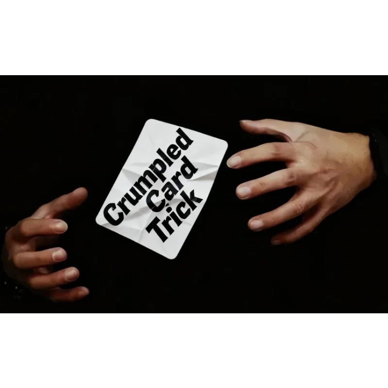 eden-magic-crumpled-card-trick-instant-stick-mentalism-for-stage-close-up-magic-tricks-professional-magician
