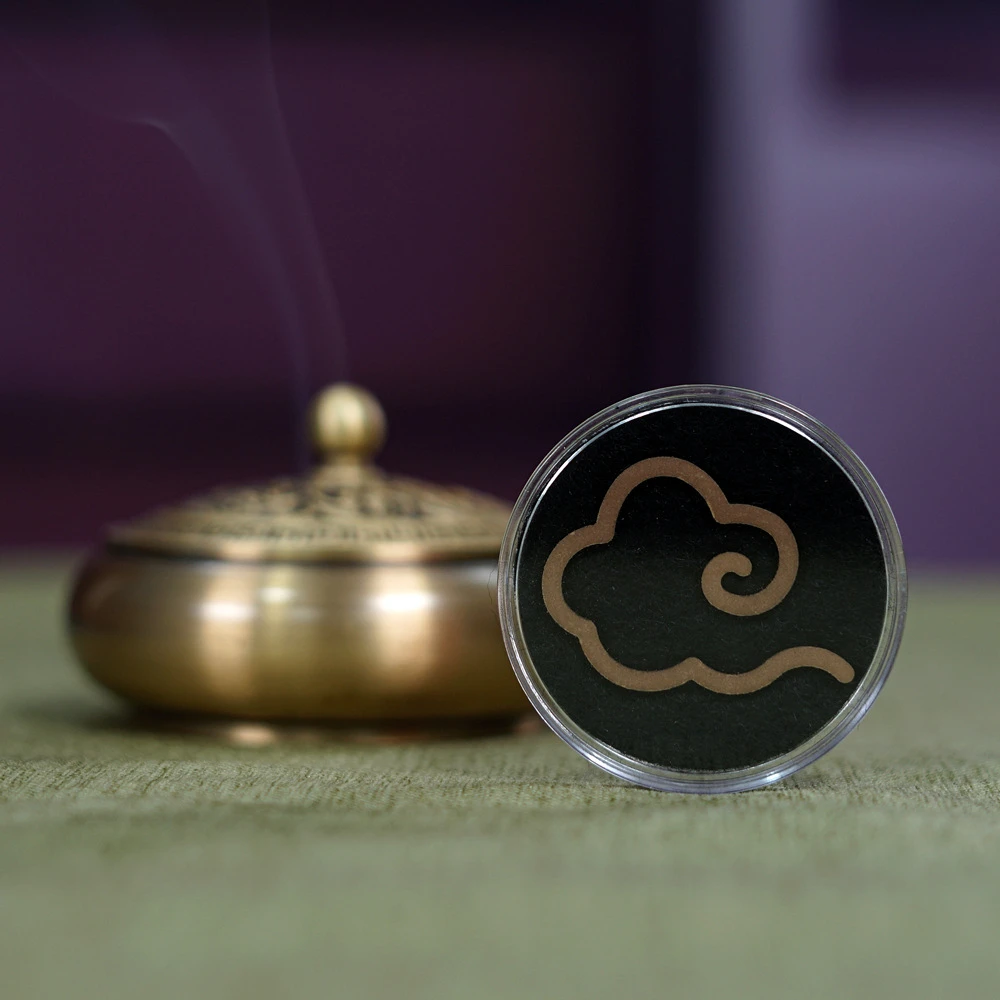 Sticky - Free Kyara Agarwood Auspicious Cloud Coil Incense,High - end Agarwood Coil, FromFusen, Nha Trang Red Earth, Hainan Oud