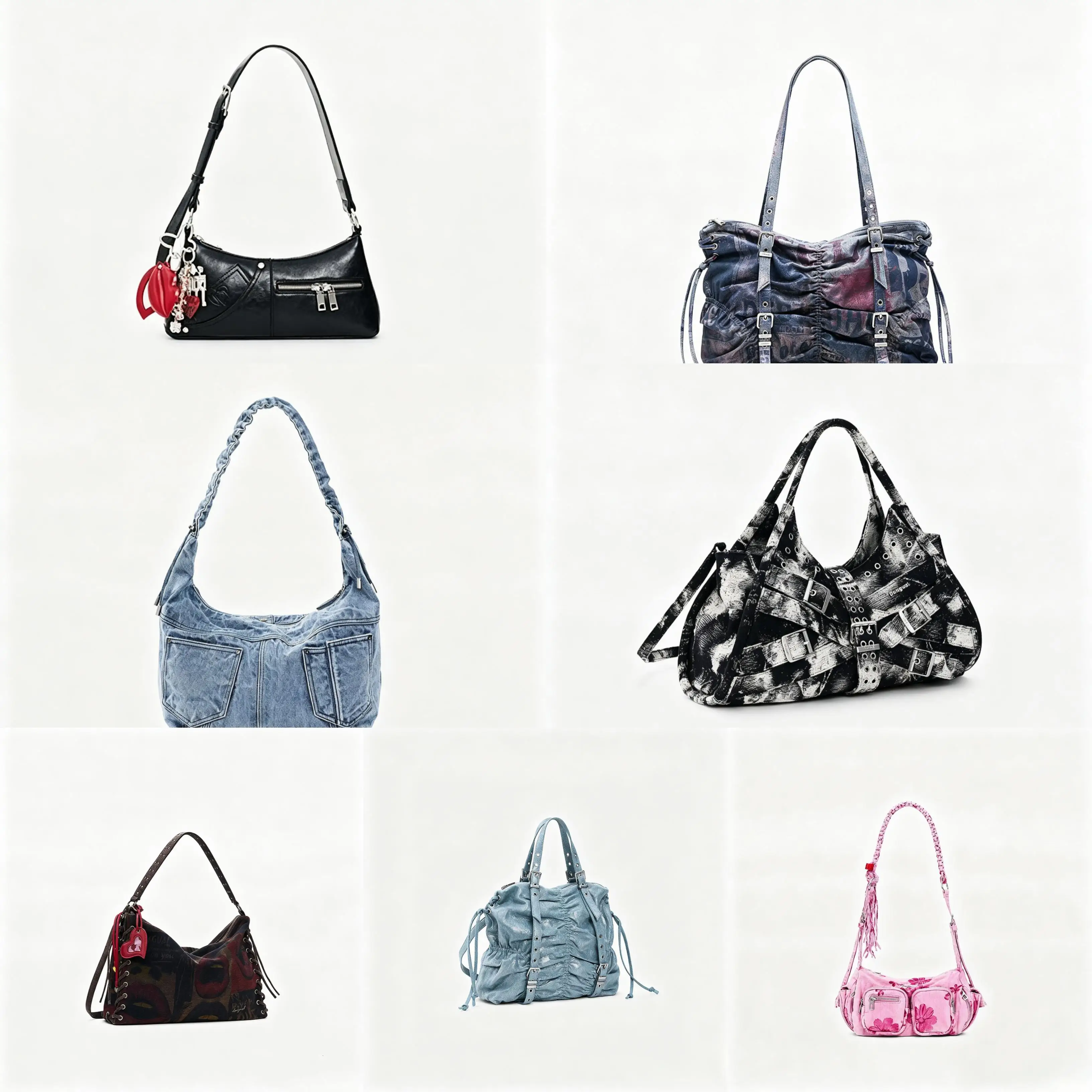 Foreign Trade Original Order 2026 New Product Embroidered Printed Multi Color Tassel Cowboy Women's Handbag Crossbody Bag