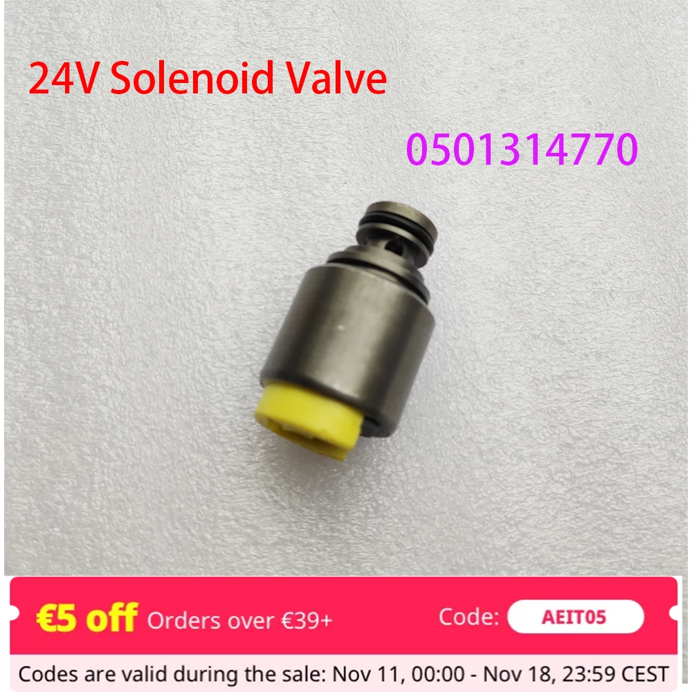 5HP19 24V 0501314770   Elettrovalvola regolatore pressione trasmissione nuova originale per riduttori 4WG per veicoli di ingegneria