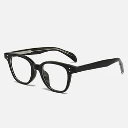 8606 Korean Style Anti Blue Light TR90 Circular Insert Frames Men Women Optical Prescription Glasses Fashion Computer Eyeglasses
