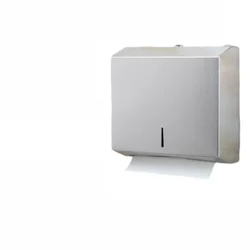 Large Paper Outlet Tissue Dispenser Wall-Mounted Bathroom Hand Towel Box Stainless Steel Large Capacity Kitchen Paper Case Rack