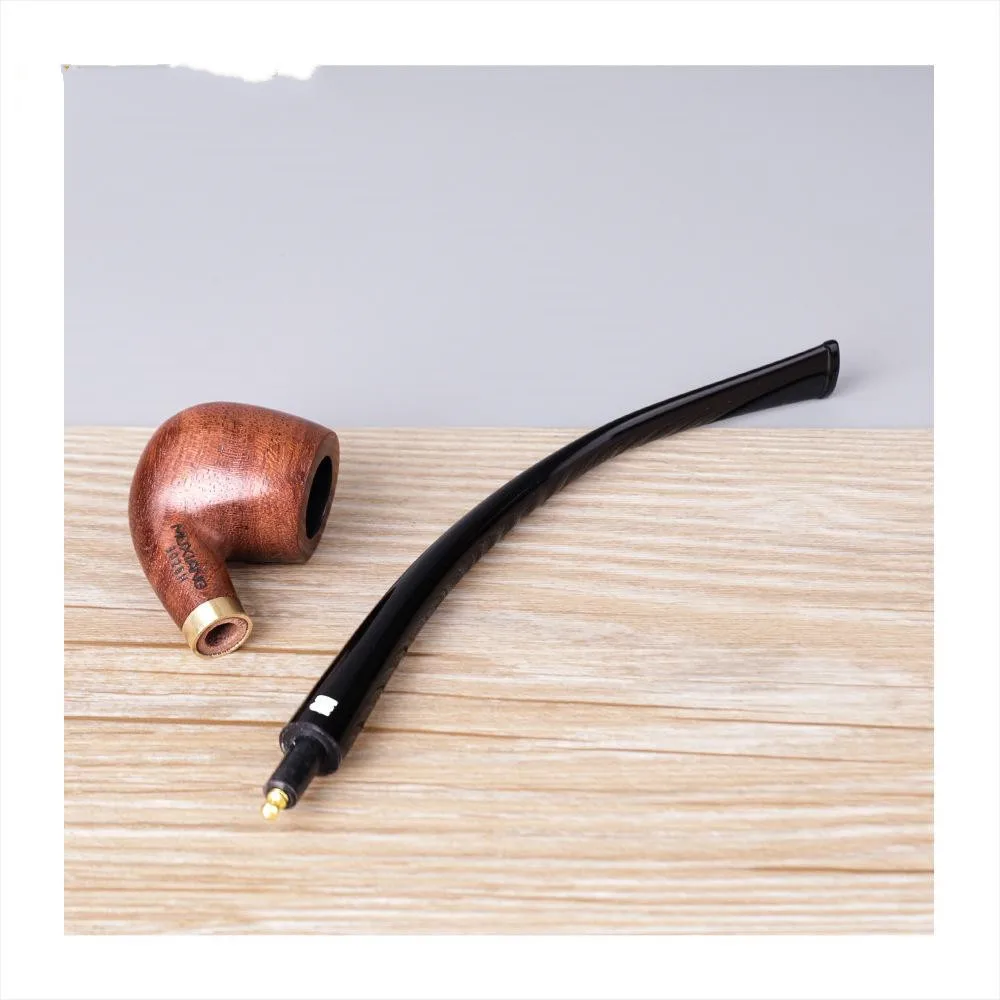 Rose Wood Smoking Pipe Germany Imported tobacco pipe Long Handle Reading Pipe Lord of the Ring Gandalf the Gray\'s Pipe