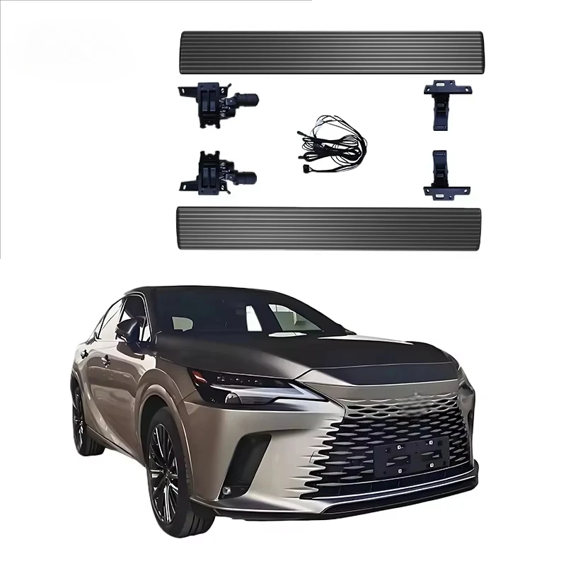 

Автоматическая боковая педаль LIUSH со светодиодной подсветкой, электрическая педаль, водонепроницаемая автомобильная интеллектуальная педаль для RX350H 2023