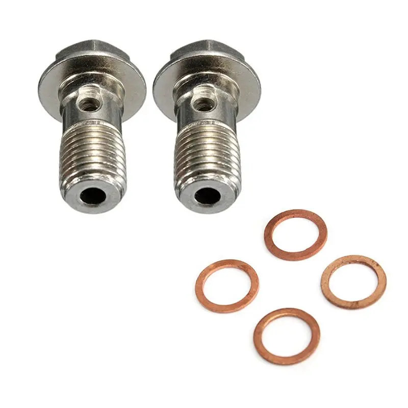 AB33-12X Stainless M10 X 1.25 Banjo Bolts Brake Master Cylinder Screw Brake Hose Caliper Bolt Hydraulic Clutch Screw