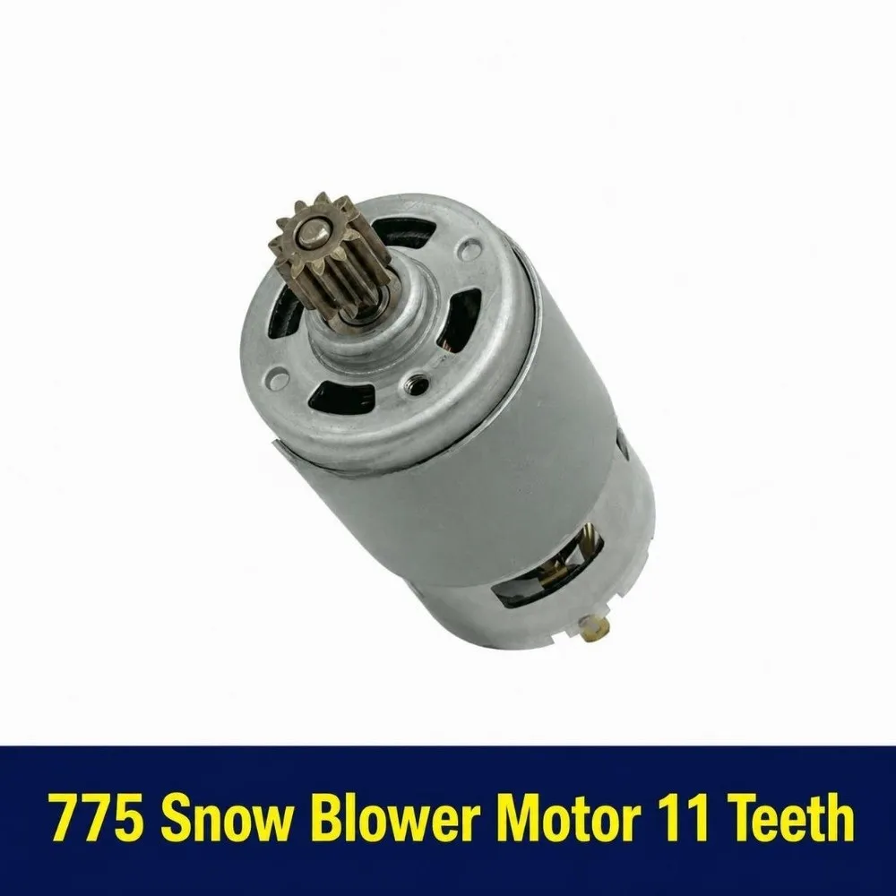 775 Model 21V Snow Blower Motor 11 Gear Teeth Heavy Duty Replacement Motor Metal Shell Power Tool Motor Chain Saw Maintain