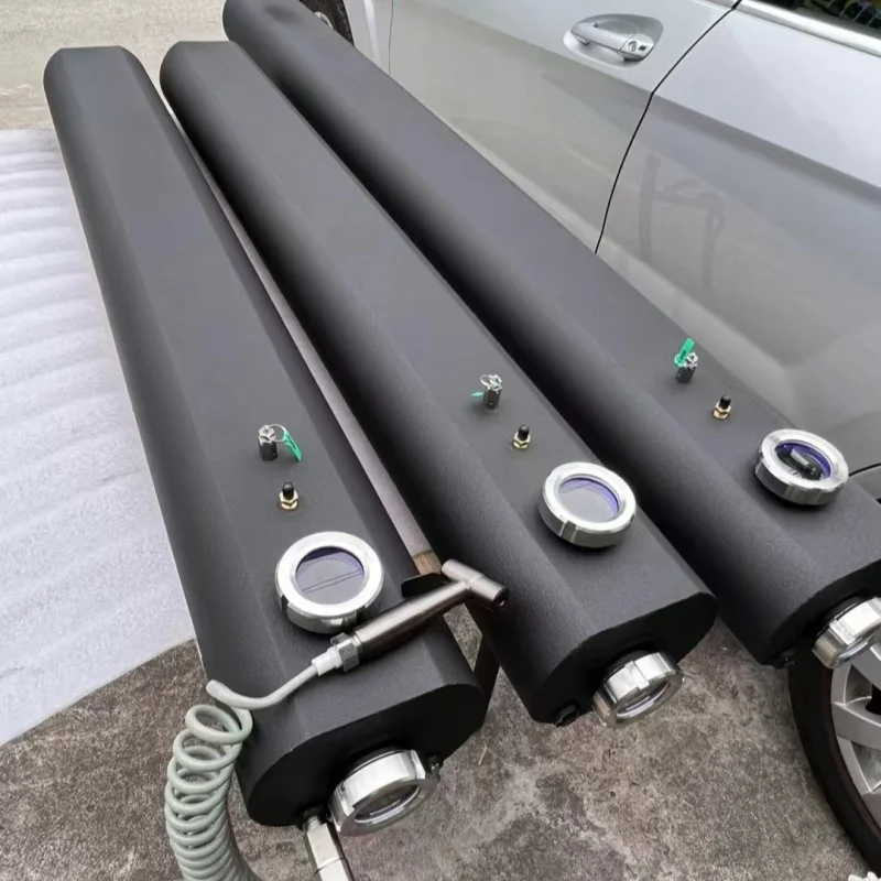 ถังเก็บน้ำสแตนเลสแบบพกพาขนาด 35 ลิตร สำหรับอาบน้ำนอกสถานที่ ติดตั้งง่ายบนหลังคารถ แบบแข็งแรง ทนแรงดัน สำหรับการปีนเขา