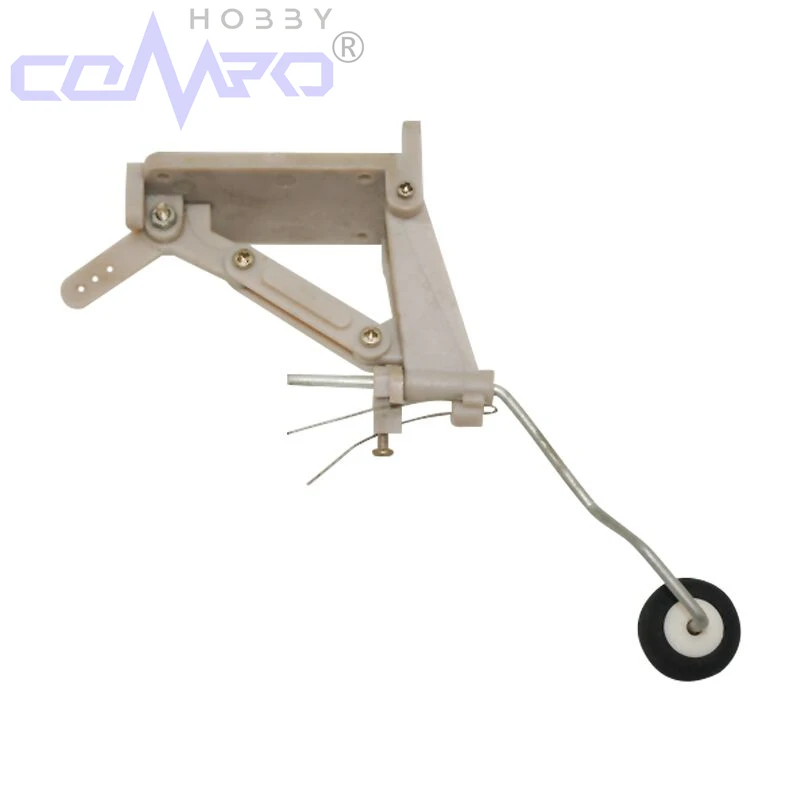 1 ensemble de train d'atterrissage arrière rétractable pour modèle d'avion RC, accessoire de bricolage, pièce grise